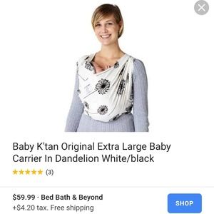 Baby K' TAN infant carrier x-small